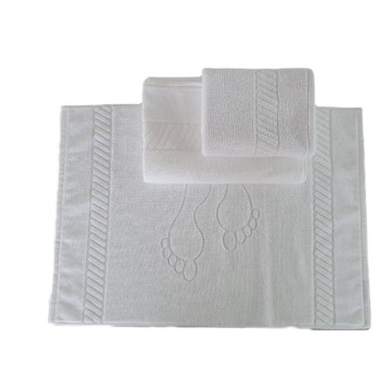 Set 5 Prosoape Hotel Greek | 550 GSM | Bumbac Alb | 50×90 cm