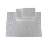 Set 5 Prosoape Hotel Greek | 550 GSM | Bumbac Alb | 50×90 cm