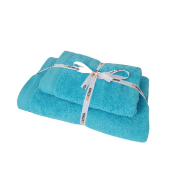 Set 5 Prosoape Hotel Greek | 550 GSM | Bumbac Alb | 50×90 cm