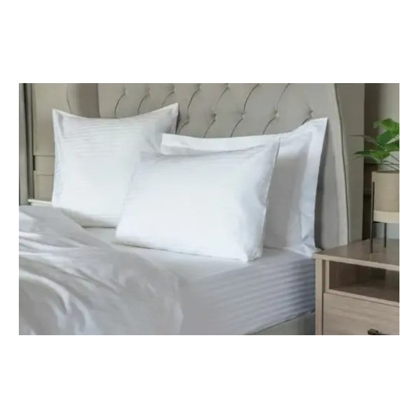Cearșaf Pat Athens | 100% Bumbac Damasc 2 cm | TC300 Cearșaf Pat Athens | 100% Bumbac Damasc 2 cm | TC300