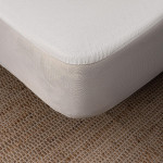 Protectie Saltea Impermeabila | Bumbac Jersey si Poliuretan | Alba | 90×200 cm