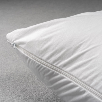 Protectie Perna Impermeabila | Bumbac Jersey si Poliuretan | Alba | 50×70 cm
